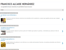 Tablet Screenshot of franciscoalcaide.com